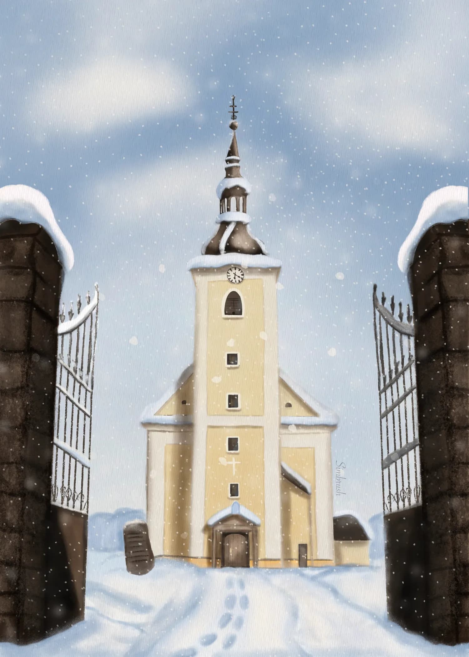 Zimný kostol v rodnom meste